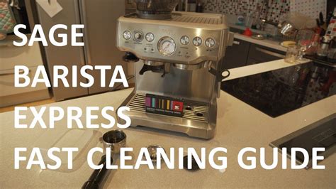 barista express cleaning cycle|sage barista cleaning instructions.